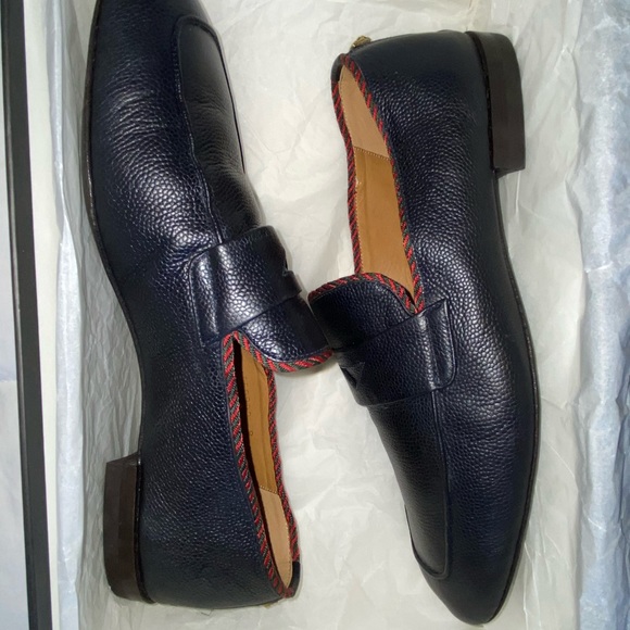Gucci Loafers Navy Leather main image 5